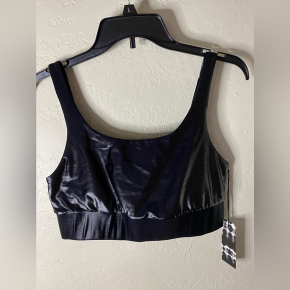 Black Show Me Your MuMu Triton Tankini Cire Sports Bra Top, NWT'S - Picture 4 of 9